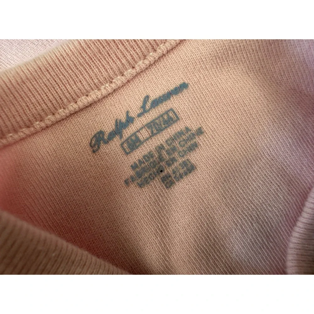 Ralph Lauren Polo Baby Girl Sleeper 6 Months Coverall‎ Layette Footed Pony Logo